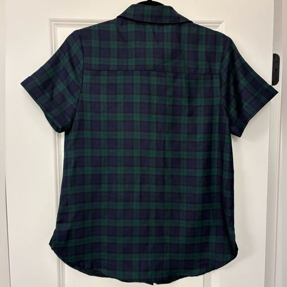 NWT PENDLETON NWT 100% Wool Blackwatch Tartan Plaid Shirt Blue Green Women’s Sm - Picture 2 of 6